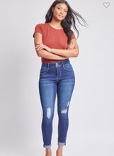 Load image into Gallery viewer, YMI Missy Hide Your Muffin Top 2 Button Roll Cuff Jean
