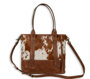 MYRA Dennison Rodeo Canvas Hairon Bag