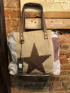 MYRA Edgy Star Tote Bag