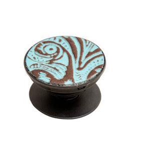 MYRA Atrium Turquoise Leather Phone Socket