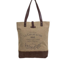 Load image into Gallery viewer, MYRA La Couspaude Vintage-Look Tote Bag
