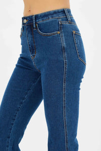 JUDY BLUE HIGH WAIST COOL DENIM TUMMY CONTROL FLARE