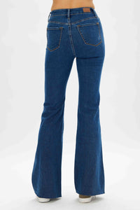 JUDY BLUE HIGH WAIST COOL DENIM TUMMY CONTROL FLARE